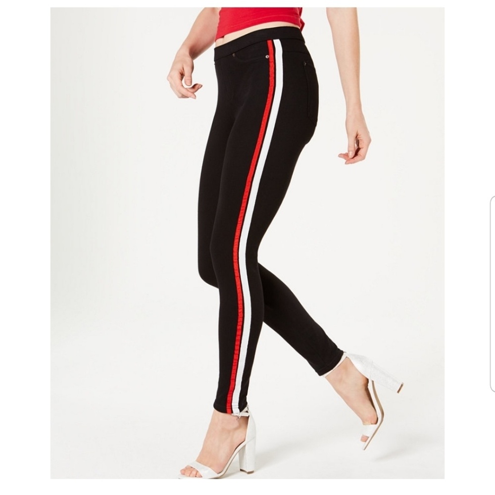 Hue Racer Stripe Original Denim Leggings